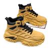 Autumn non-slip mountaineering Martin boots thick-soled heightening dad shoes sports and leisure high-top trendy shoes