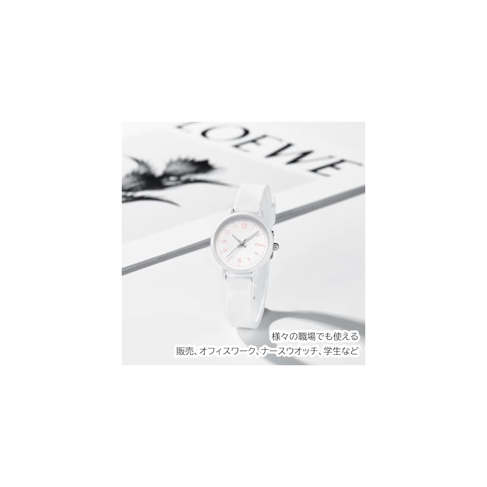 "Analog Watch Silicone Strap Black 35mm Waterproof Casual for Men and Women"