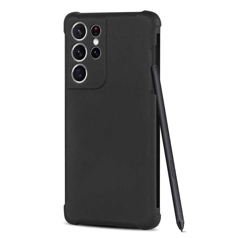 Samsung Galaxy S21 Ultra TPU Case with Pen Slot - Frosted Protective Cover