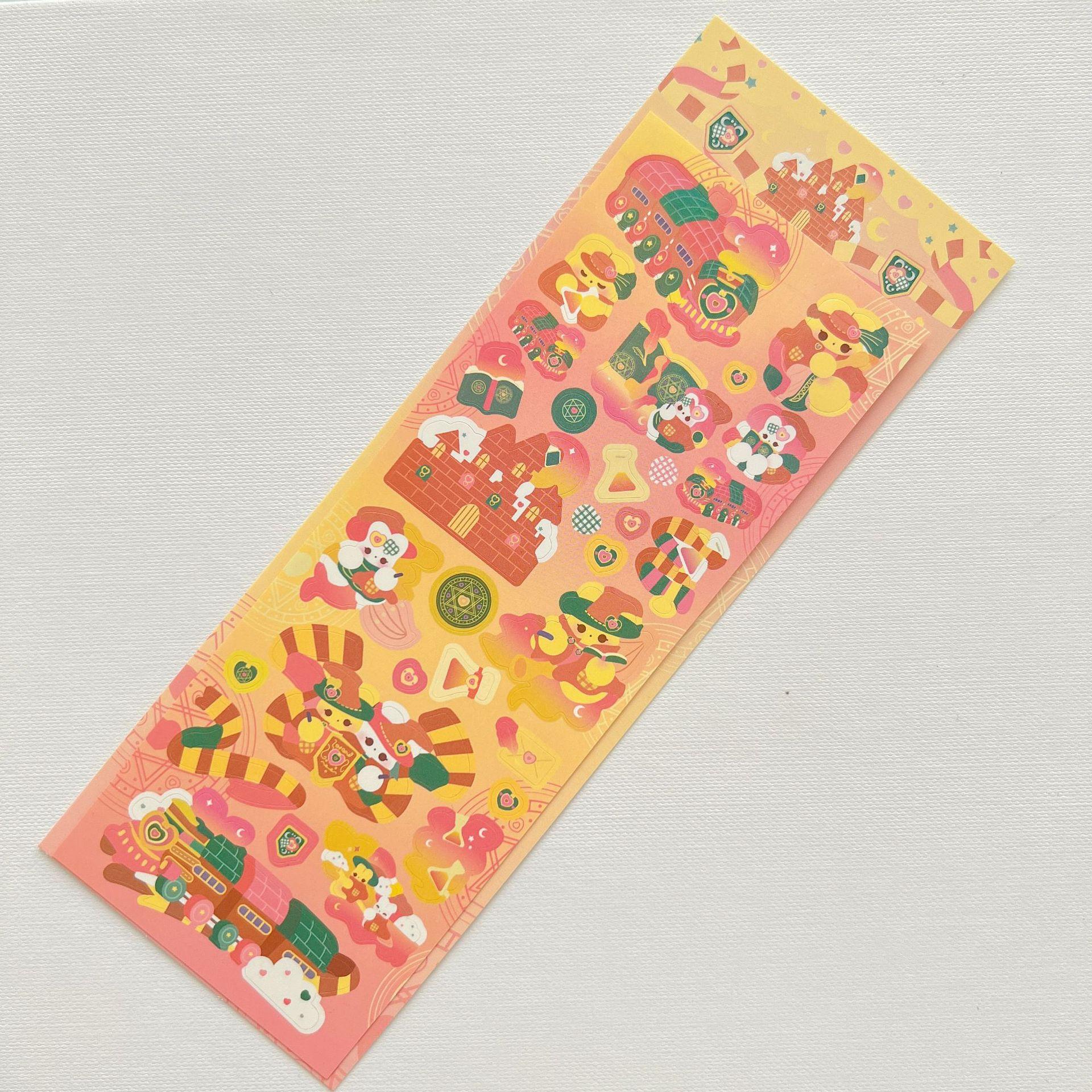 Корейская популярная наклейка на фоторамку с милым персонажем — фото 8