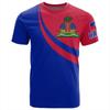 HAITI Flag 3D Print Sports Quick-dry Breathable Men T-shirt Outdoor Football Jersey Team Short-sleeve Parent-child Top Clothes
