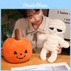 Adorable Halloween Pumpkin Mummy Plush Toy Doll Pillow Soft Stuffed Animal Gift