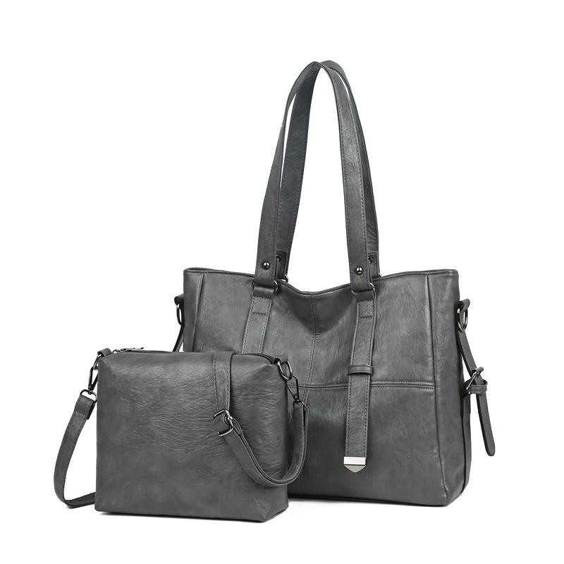 

Комплект из двух сумок женская сумка-тоут для поездок на работу большая вместительная сумка для мамы сумка через плечо