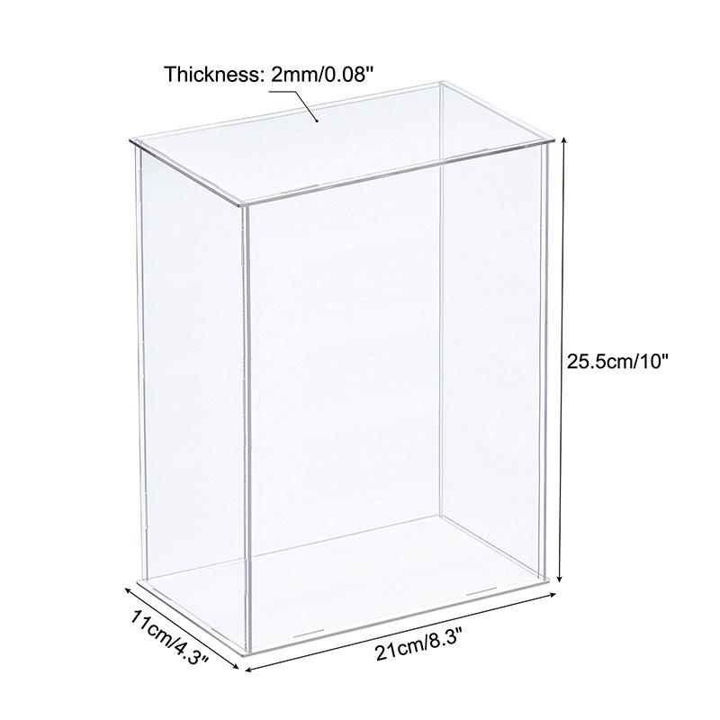 41size Acrylic Display Case for Collectibles Assemble Clear Protection Showcase Cube Storage Box Dustproof Display Organize Toys