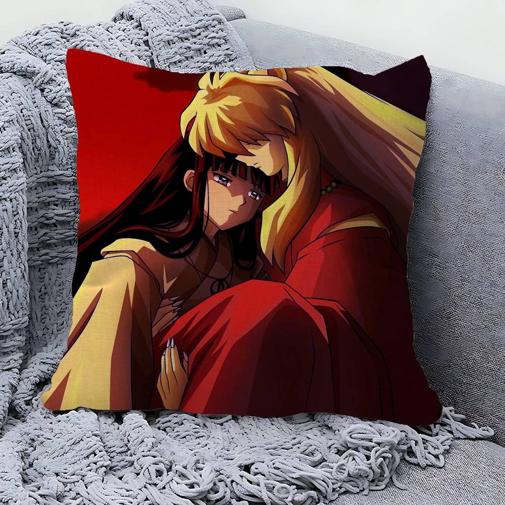 IInuyasha Anime Cushion Cover Polyester Sofa Cushions Decorative Throw Pillows Home Decoration Pillowcover