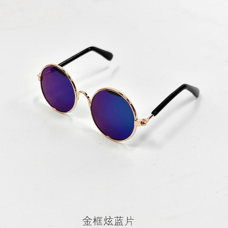 1 Pc Pet Glasses Retro Cool Hippie Style Glasses Doll Props For Photography Cat & Dog Funny Sunglasses Accessories