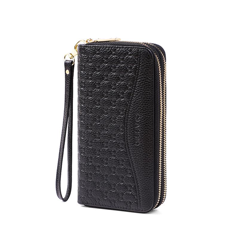 Portfel damski Długi na zamek błyskawiczny Kopertówka dla mamy Wielokartowy Wielofunkcyjny Dużej pojemności Portmonetka damska Lekki luksus