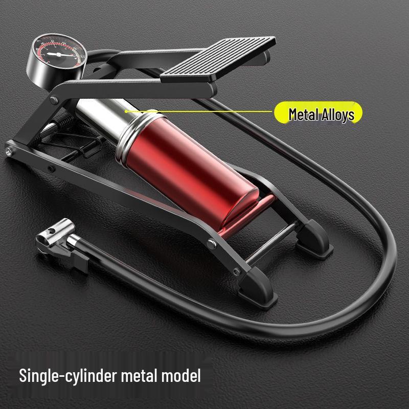 Fußbetriebene Hochdruck-Reifenluftpumpe für Kleinwagen