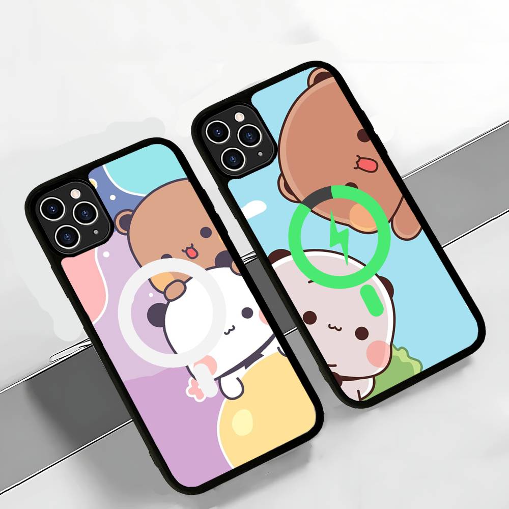 Bubu And Dudu Cute Cartoon Magnetic For Magsafe Phone Case For IPhone 17 Air 16 Pro Max 15 14 13 12 11 Protective Cover