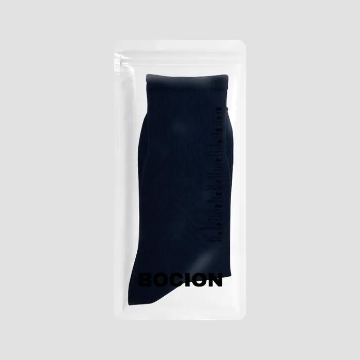 Dark Navy Solid Color Long Socks