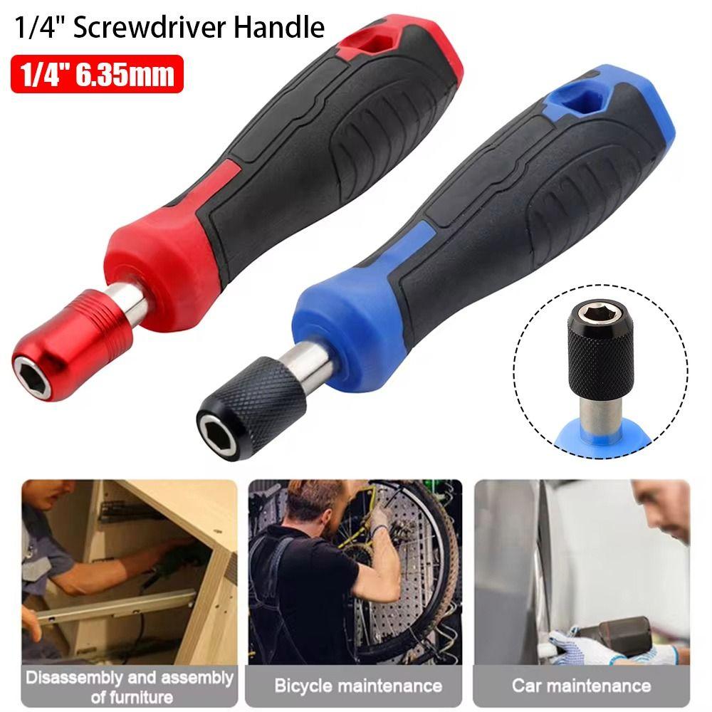 1Pcs For Screwdriver Bits Screw Driver Bits Holder Rubber Self-Locking Adapter