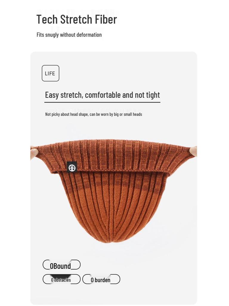 Men's and Women's Winter Cold-Proof Knitted Gloves, Hat, and Scarf Set - Warm and Thickened for Outdoor Use