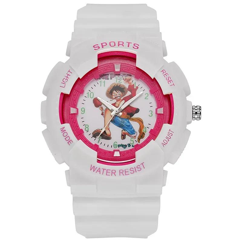 Kinder Elektronische Uhr Anime Figur Ruffy Student Wasserdicht Armbanduhr Junge Mädchen Sport Quarz Uhr Kinder Geschenk