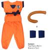 Kids Anime Son Goku Cosplay Costumes Krillin Training Clothes Superhero Outfits with Super Saiyan Wig Comic Con Party Costume