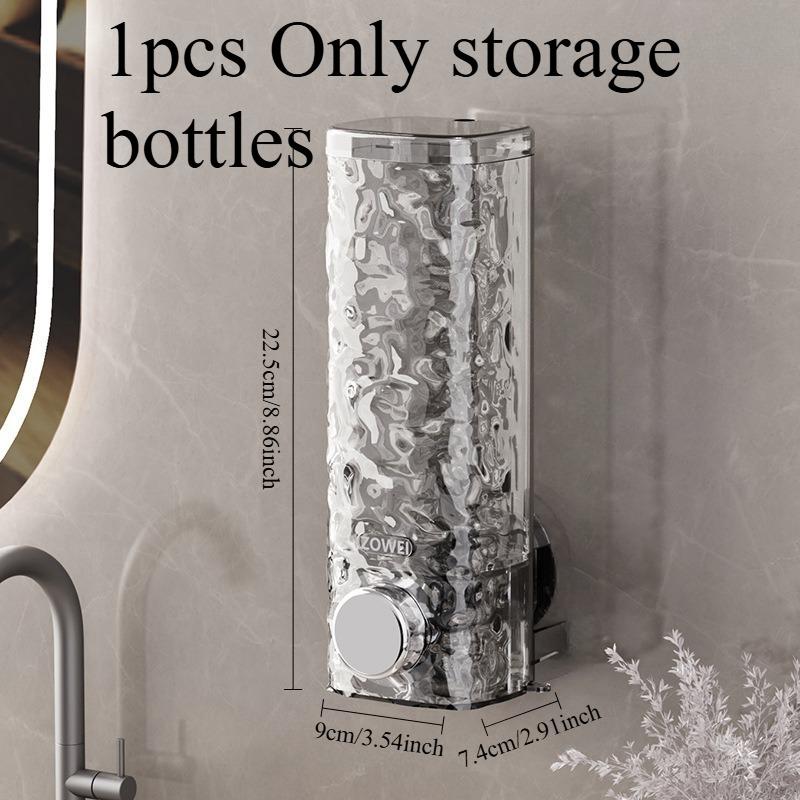 

1/2 шт. Диспенсер для мыла на присоске без сверления, Бутылка для геля для душа, Бутылка для шампуня, Диспенсер для жидкого мыла, Контейнер для мыла