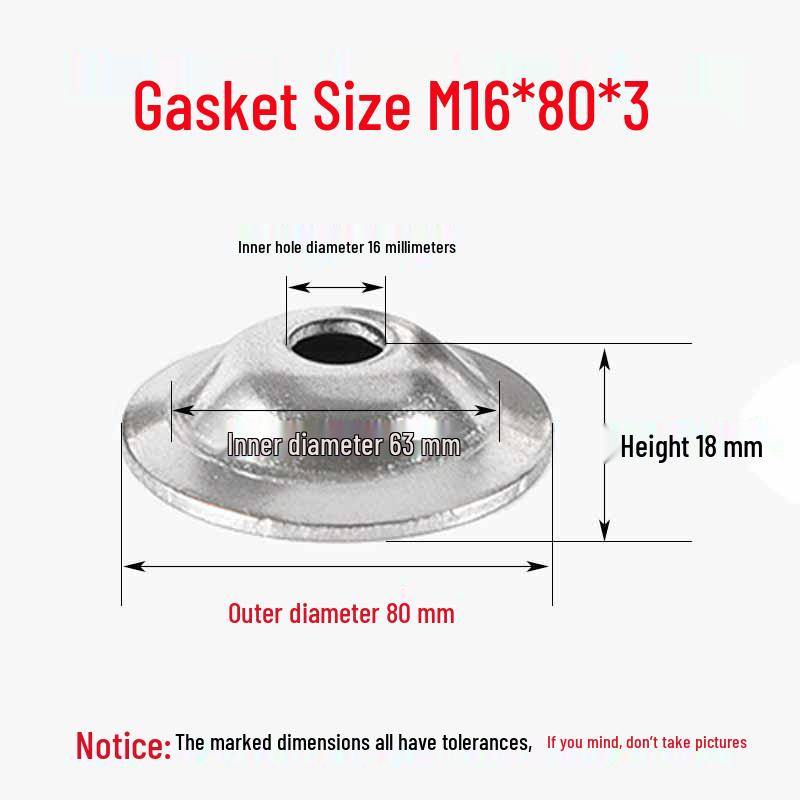 Stainless Steel Bowl-Shaped Adjustable Foot Washer for Pot Lids