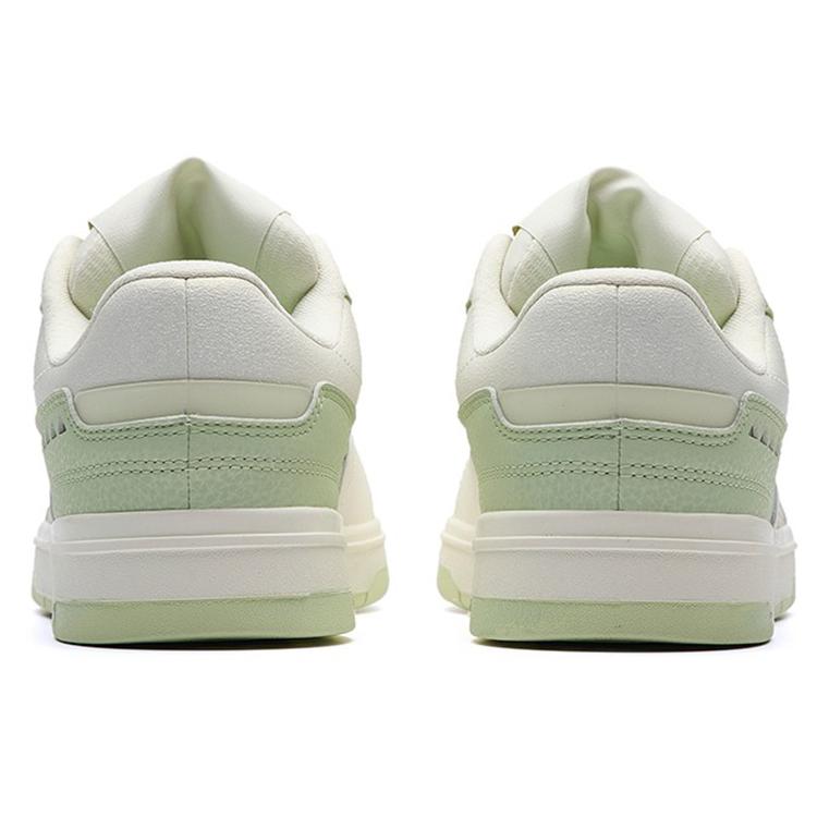 New Anta Jie Ao Abrasion Resistant Low Top Skateboard Shoes Women's White Green 122238077-5