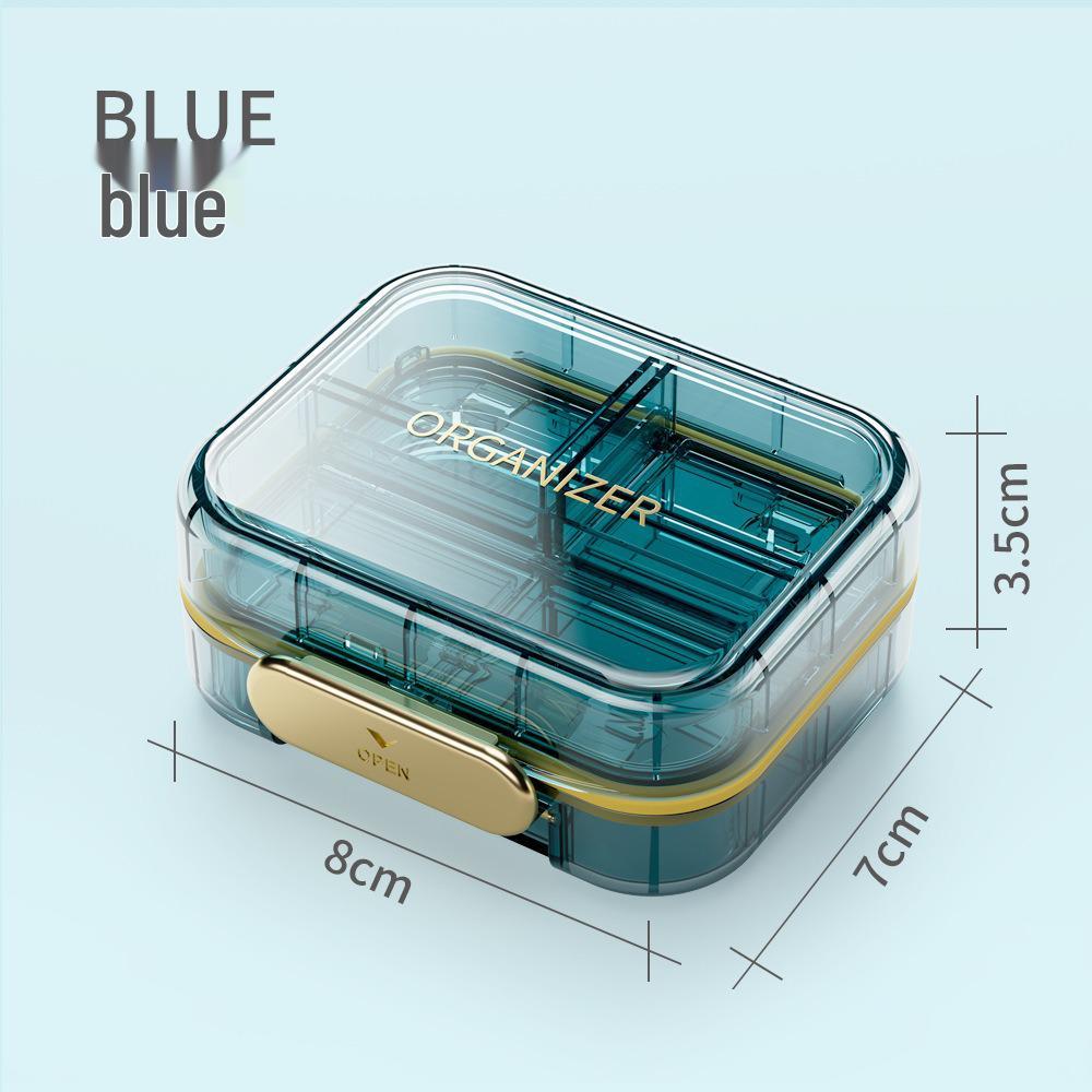 

Portable Transparent Orthodontic Aligner Storage Box for Dentures and Teeth