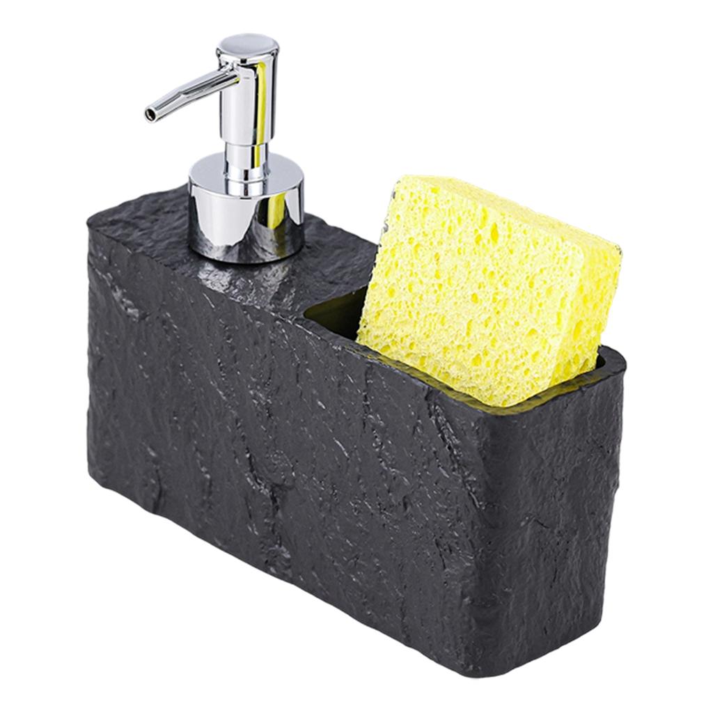 Soap Dispenser Practical Sink Tidy Organizer for Countertop Bathroom Kitchen Countertop Liquid Dish Soap Dispenser Holder