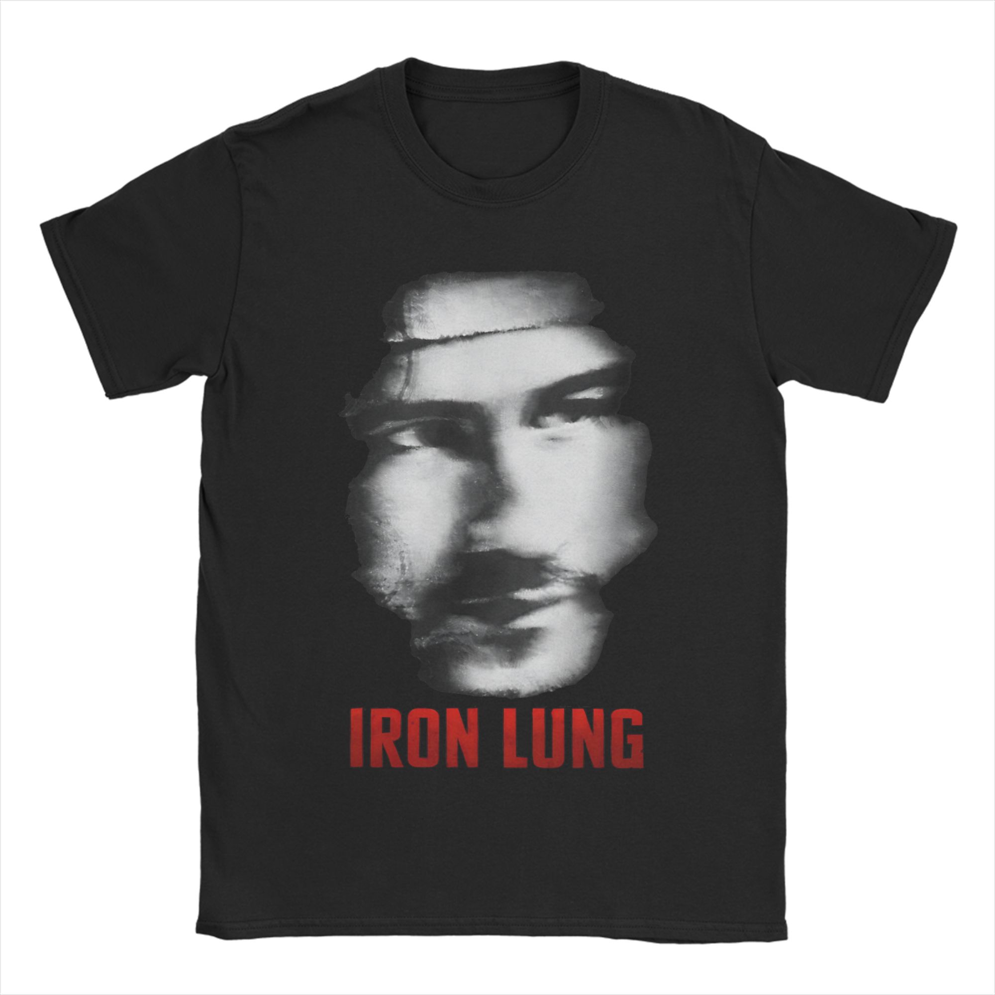 

Iron Lungs T Shirt Summer Popular T Shirts Men 100% Cotton Round Neck Oversize Top Tees Short Sleeve Y2K Retro Tops - Men s... S разноцветный
