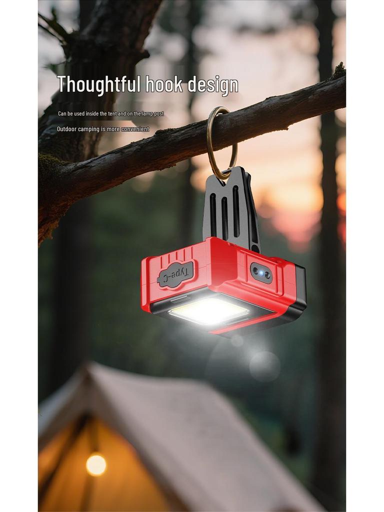 Induction Headlamp: Ultra-Bright, Long-Range LED with Extended Battery, Red Light, Clip-On for Fishing and Repair.
