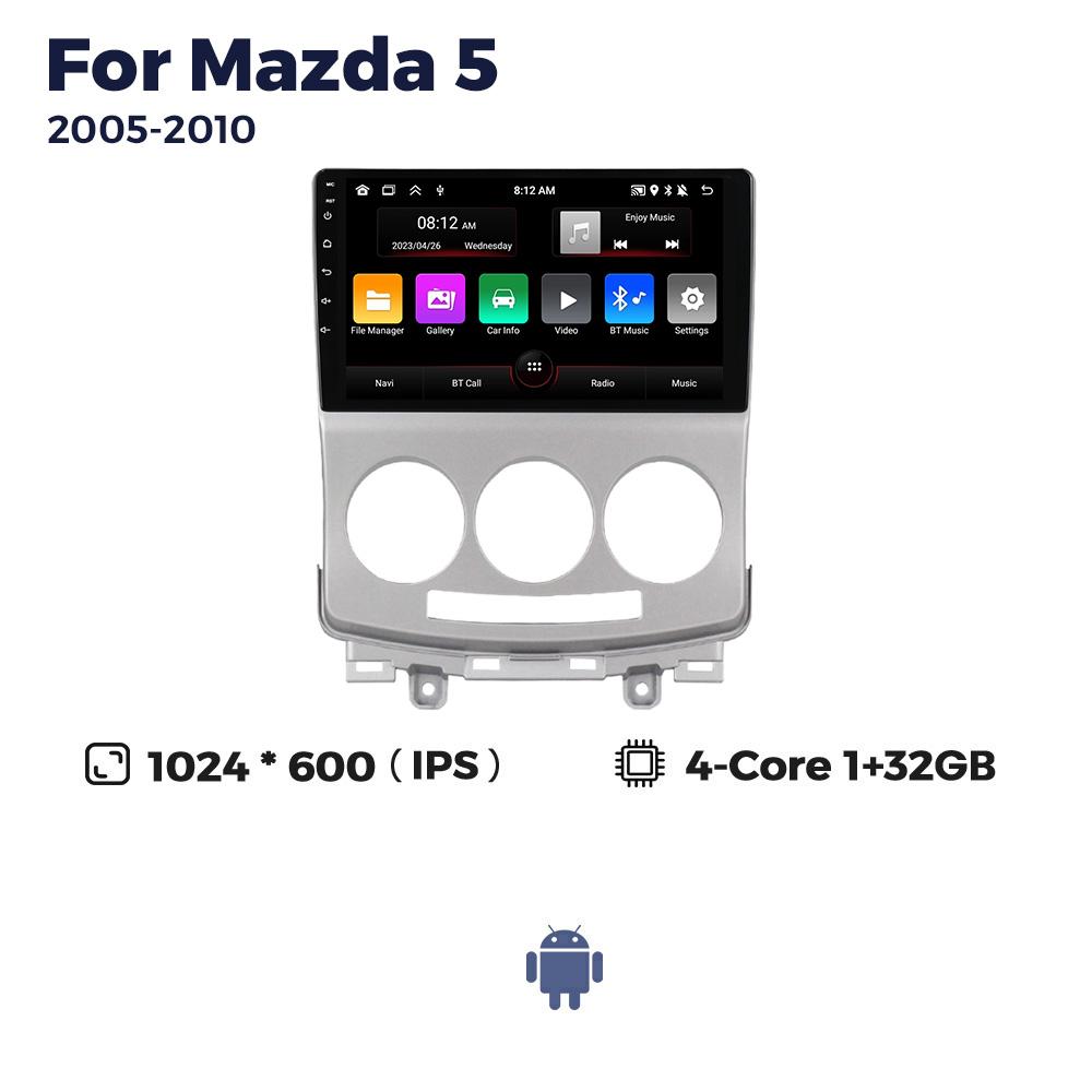 Navifly New Android Car Radio Multimedia Video Player For Mazda 5 2005-2010 GPS Navigation BT Carplay Auto 2Din Stereo Receiver