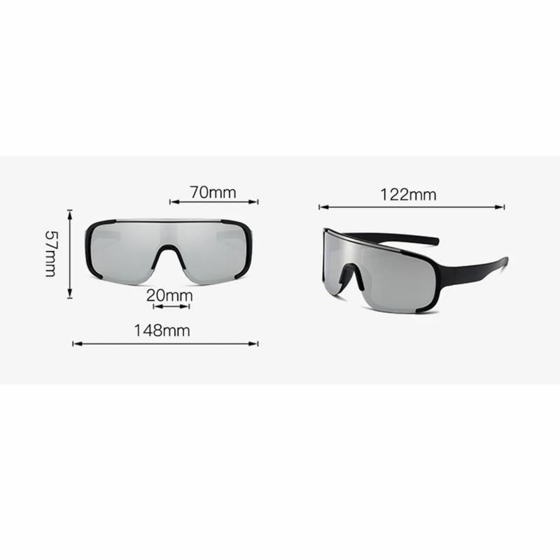 Tendance grande boîte lunettes de cyclisme en plein air en ligne lunettes de soleil de célébrité personnalité hommes et femmes lunettes de ski d'alpinisme.