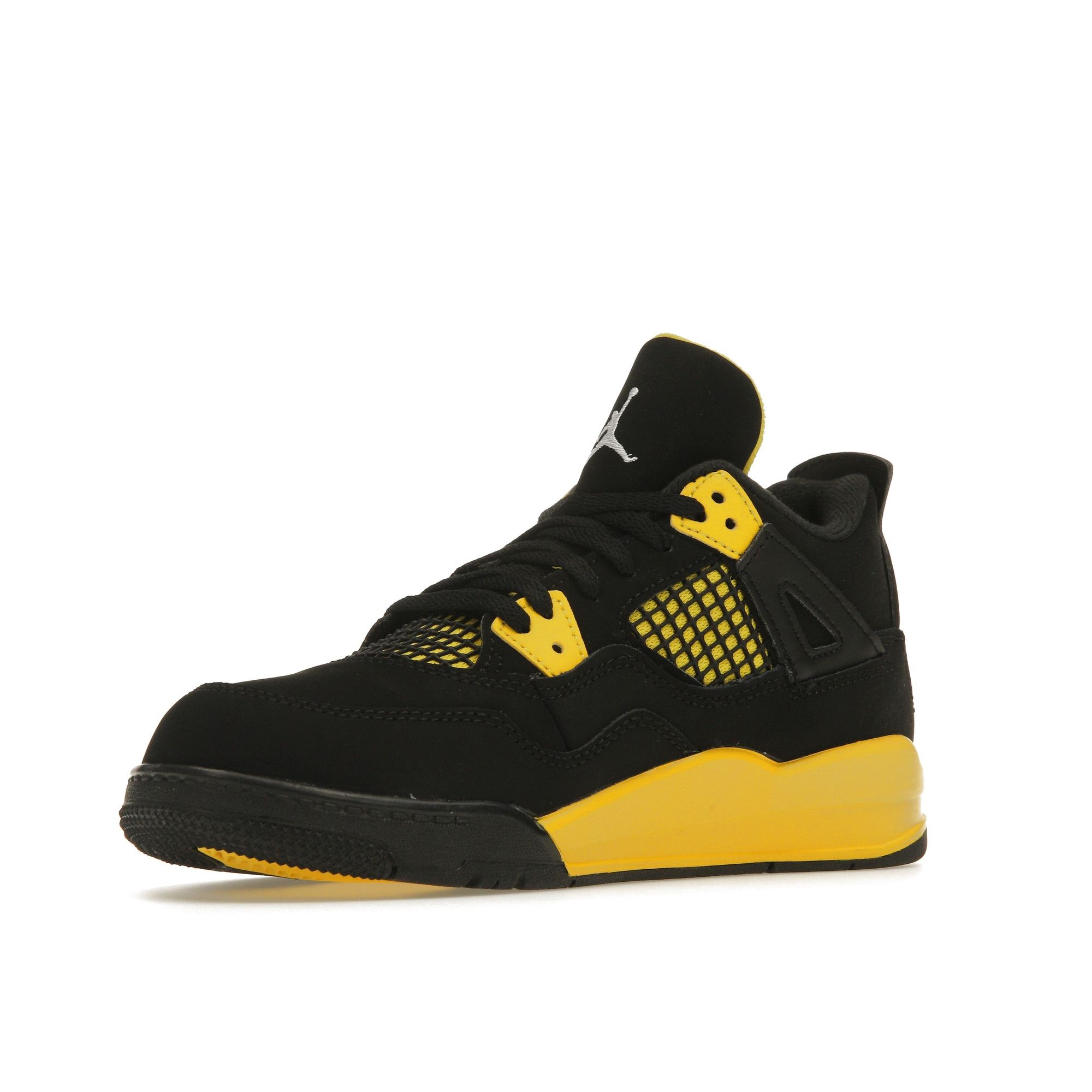 Детские кроссовки Air Jordan 4 Retro PS Thunder 2023 Black Tour-Yellow BQ7669-017 28.5 — фото 5