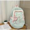 Schoolbag new Japanese ins high value fresh sweet candy color backpack junior high school students lightweight travel backpack