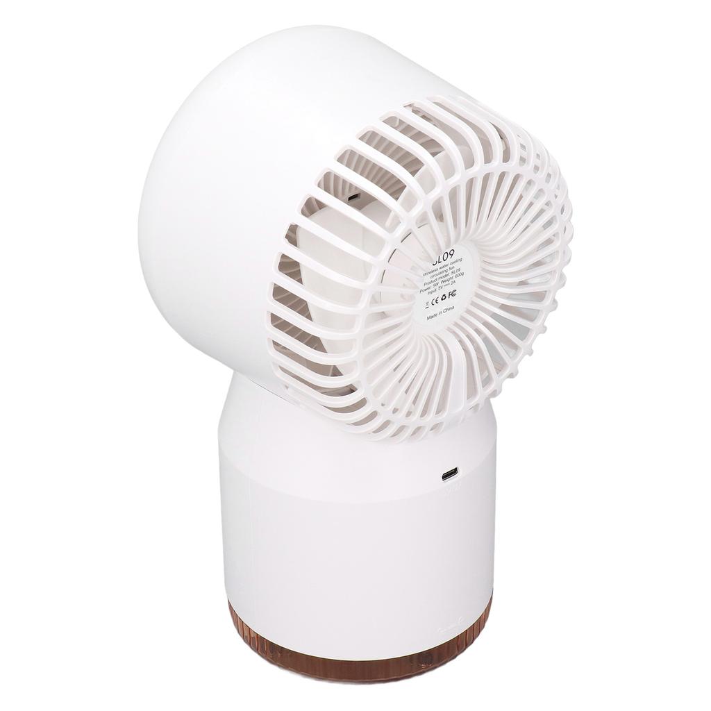 Car  Conditioner Portable White Mini USB Cooling Fan Spray Humidification Silent Four Speed Offic