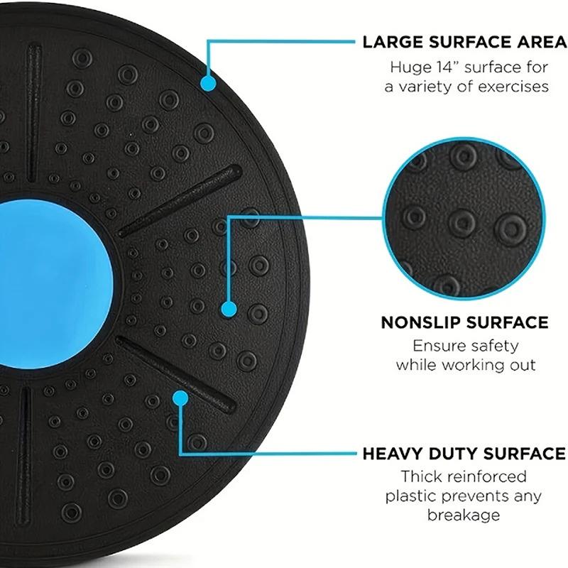 1Pc Yoga Balance Board Disc Runde Platten Fitness Training Pedal Sensorisches Training Balance Board Für Sensorische Rehabilitation