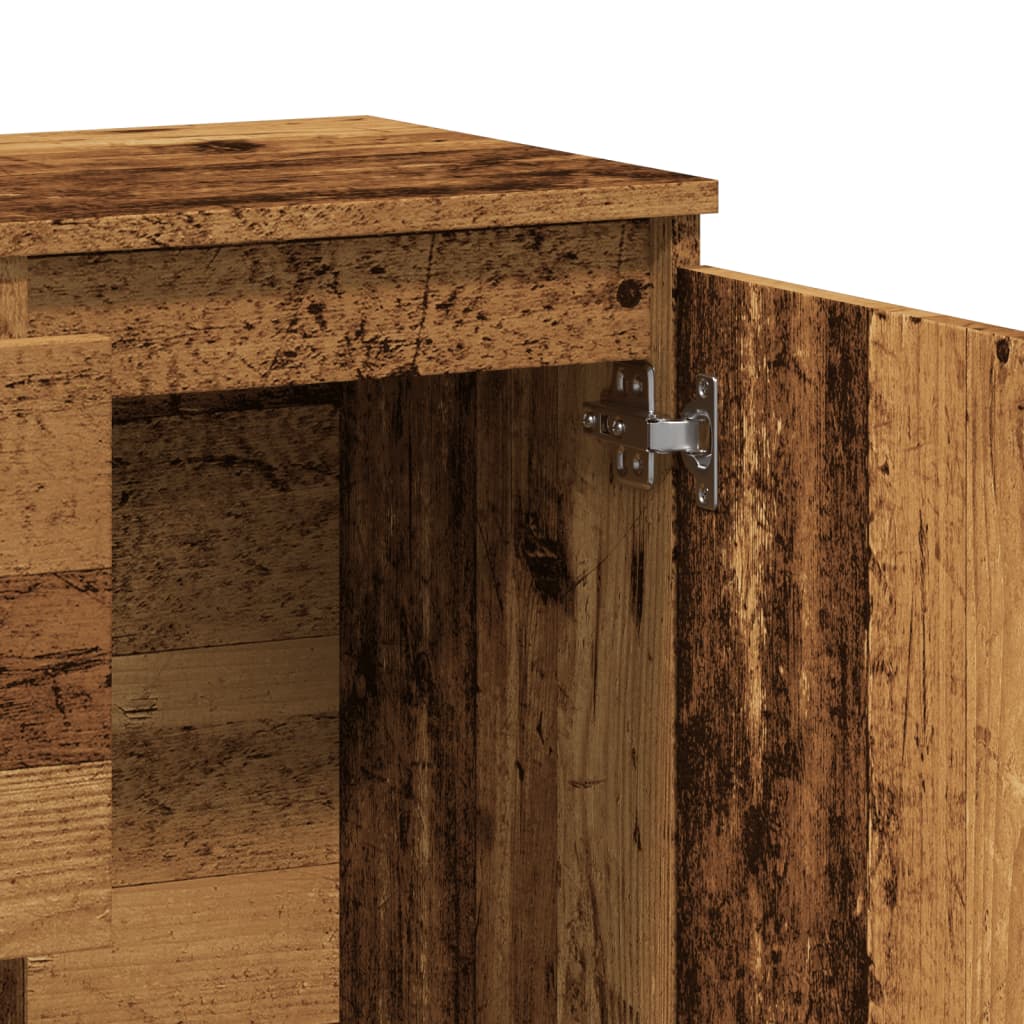 Vidaxl Cabinet, Old Wood, 102X35X70 Cm, Wood-Based Material