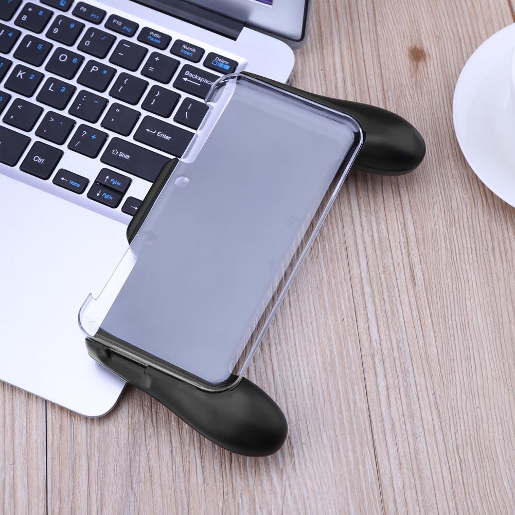 3 in 1 Hand Grip +Crystal Case+Plastic Stylus Pen for Nintendo NEW 2DS LL 2DS XL Console Black Accessories 1.5m cable+ bag