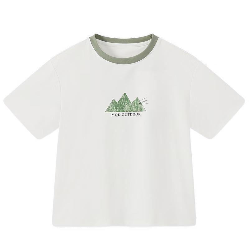 MQD Boys  Casual Cartoon Short Sleeve T-shirt 130