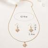 Light Luxury Maimang Star Earrings Necklace Set Female Niche Design High-end Daily Versatile Jewelry Set