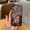 Megan F-Fox   Phone Case For iPhone17,16,15,14,13,12,11 Plus,Pro Max Colored Silver Plated Inside Cover