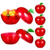 5Pcs Apple Container Christmas Party Supplies Apple Gift Storage Candy Box Snow White Party Apple Gift Wedding Decoration