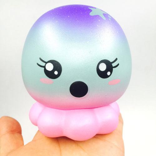 

Морепродукты 10 см Гигантский Кальмар-осьминог Сквиши Супер Медленно Поднимающийся Мягкая Игрушка для Сжимания