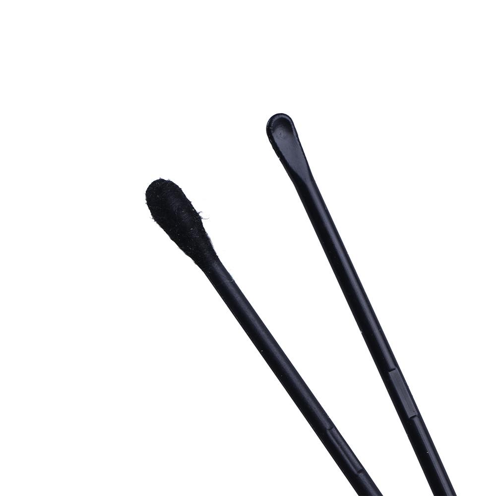 

Plastic Curette Ear Pick Cleaner With Ear Spoons Cotton Pads Cotton Bud Disposable Cotton Swabs чёрный