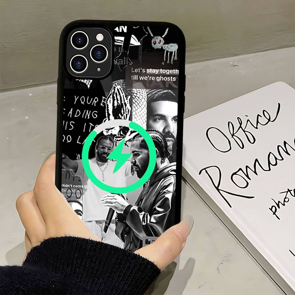 Singer Rapper D-Drake Magnetic Phone Case For IPhone 16 15 14 13 12 11 17 Pro Max Plus Wireless Charge Cover