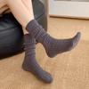Socks Pure Cotton Stacking Socks, Out-Of-Season Wear, Trendy Thickened Warm Thick Needle Retro Maillard Stockings Women