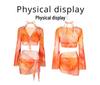 Women's Fairy Swimsuit: Sexy Korean Long Sleeve Bikini 3-Piece Set for Beach Vacations