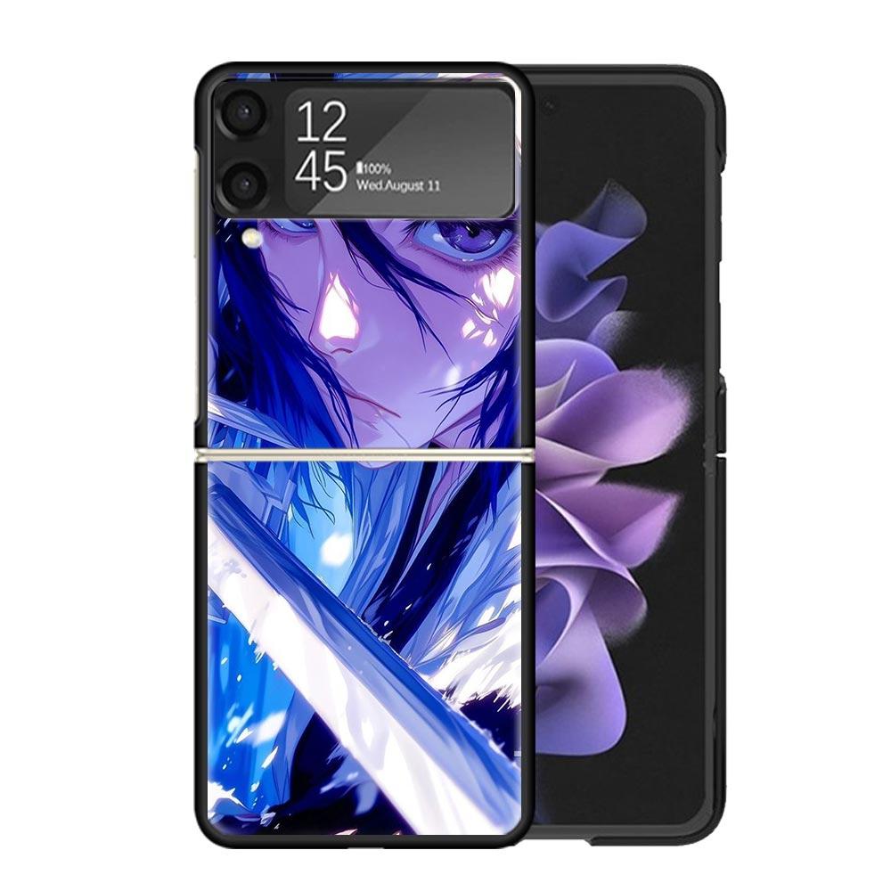 Bleach Kuchiki Rukia Cases For Samsung Galaxy Z Flip 4 5 6 7 3 Z Flip7 Flip6 Flip4 Flip5 Flip3 5G Hard Shockproof Fundas Cover G
