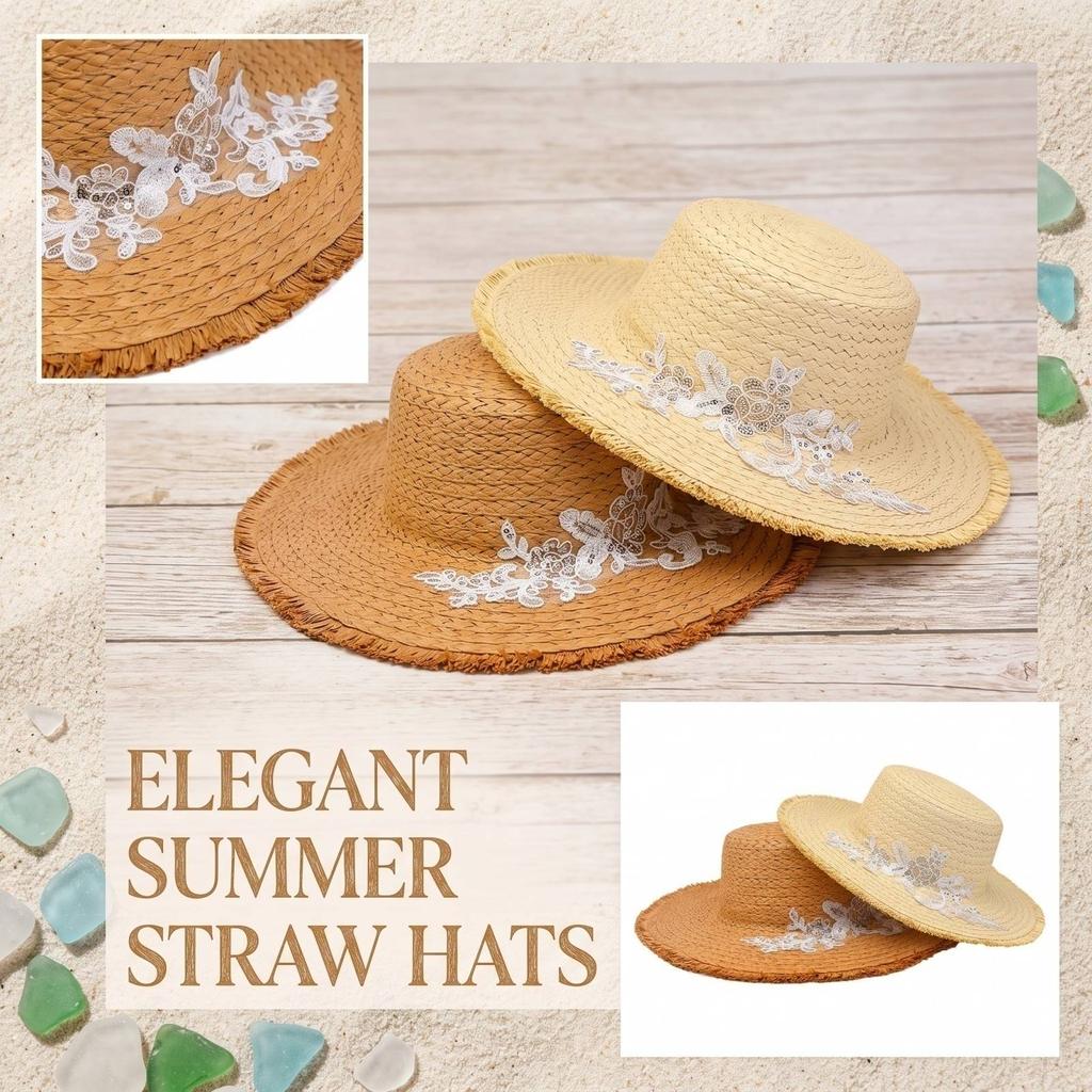 Flat Top Lace for Beach Vacation