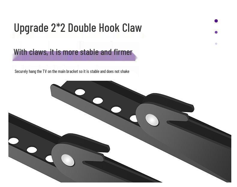 Universal TV Wall Mount, Adjustable 32-120 Inch Tilt & Fixed Angle Bracket