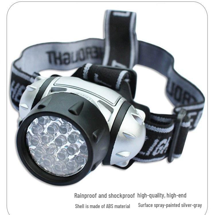 Multi-LED Portable Headlamp for Hiking, Cycling, Camping, Fishing, and Mountaineering