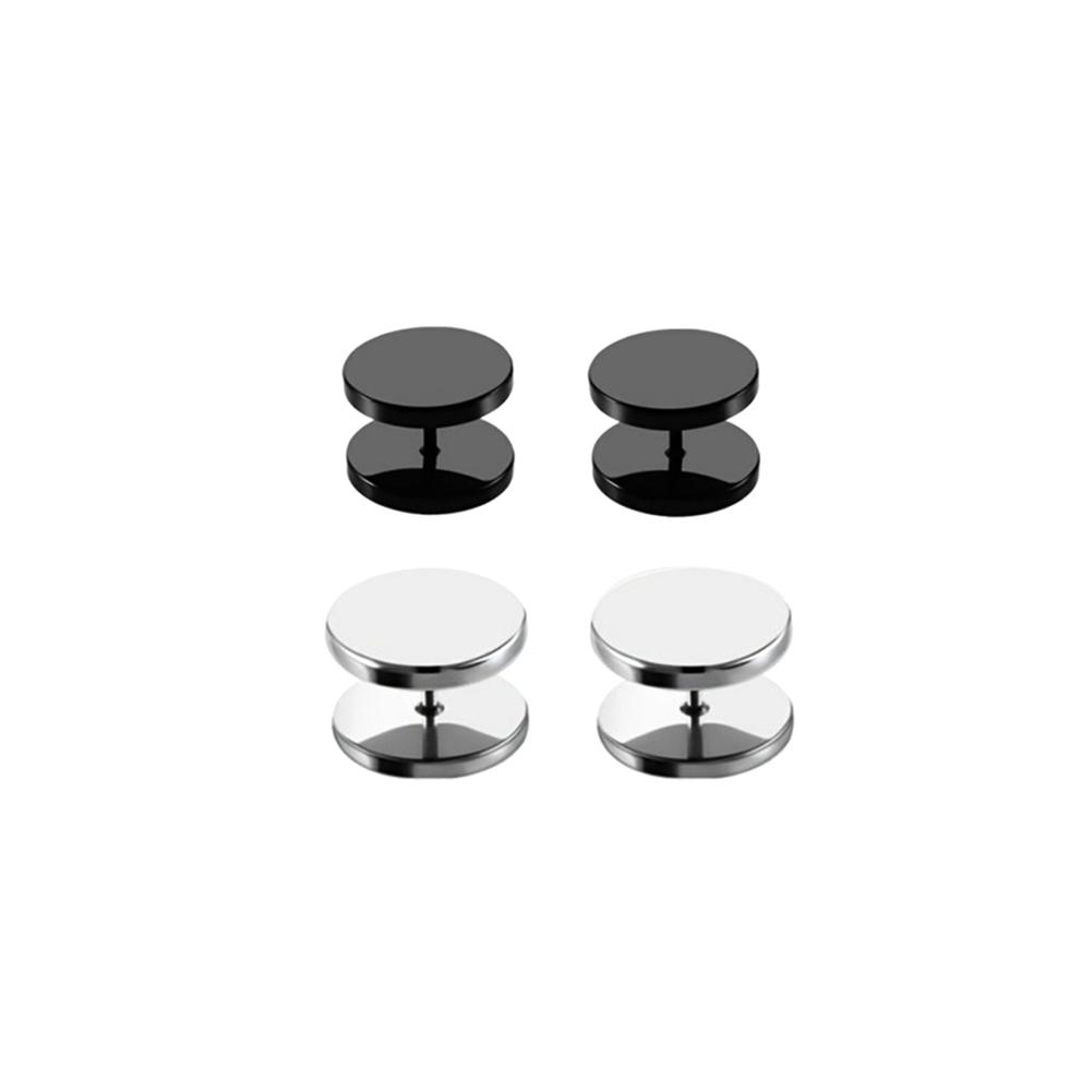 4Pcs Stainless Steel Clothing Fixing Buttons Spiral Seamless Buckle Clip Fastener For DIY Projects