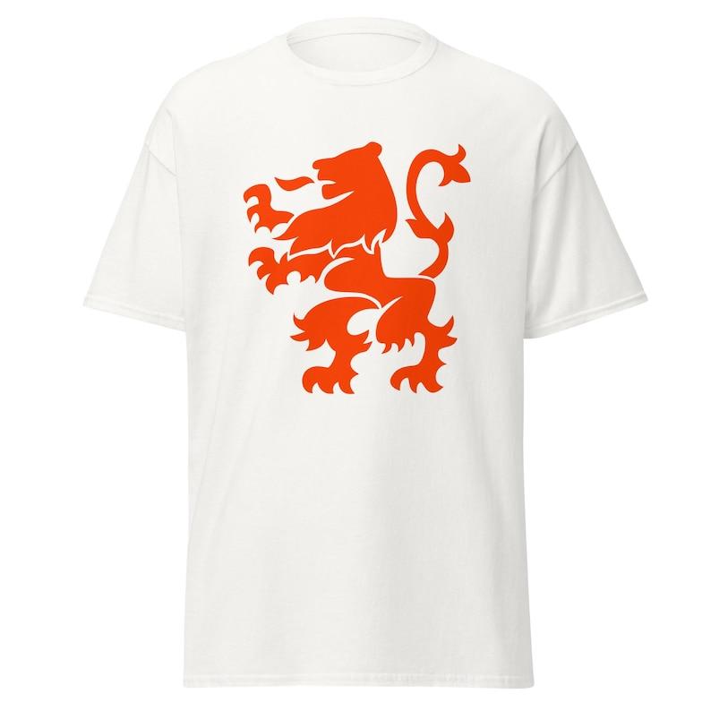 Netherlands Oranje Lion T-Shirt | Minimalist Heraldic Crest Tee, World Cup 2026 Fan S