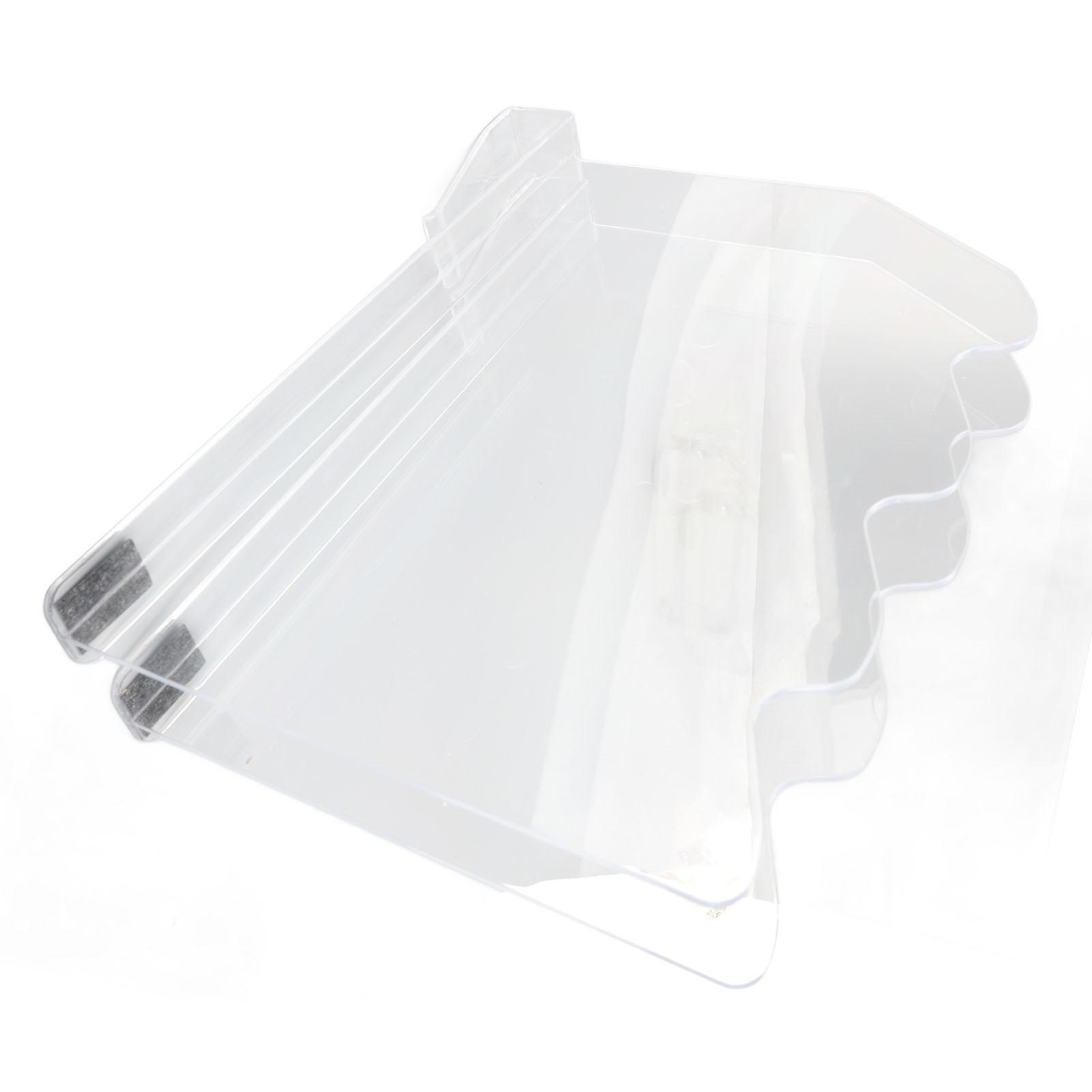 

2Pcs Shelf Dividers for Closet Organization Plastic Clear Shelf Cabinet Separator Organizer for Wooden Shelves Bedroom