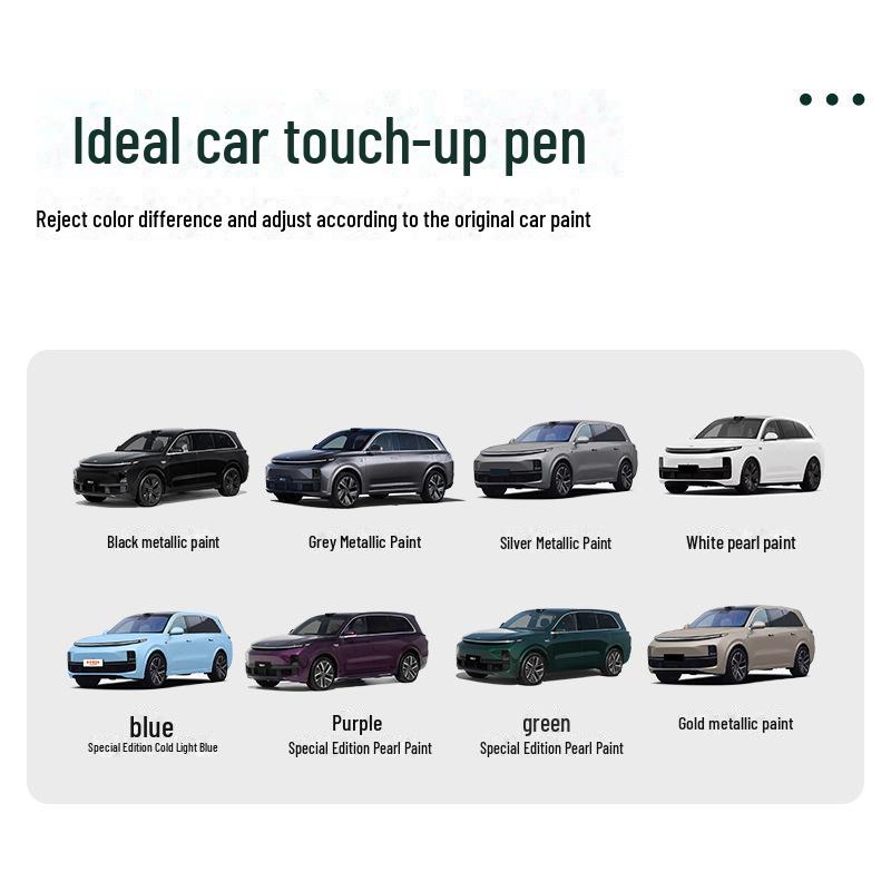 Ideální retušovací pero řady L pro opravy bílého, černého, ​​šedého a stříbrného laku automobilu